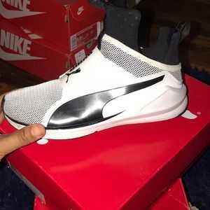 White and black pumas